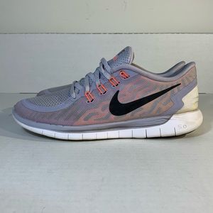 Nike Free 5.0 - Titanium, Fuschia Flash, Hot Lava